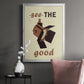 Movie Time I - Modern Framed Canvas Print