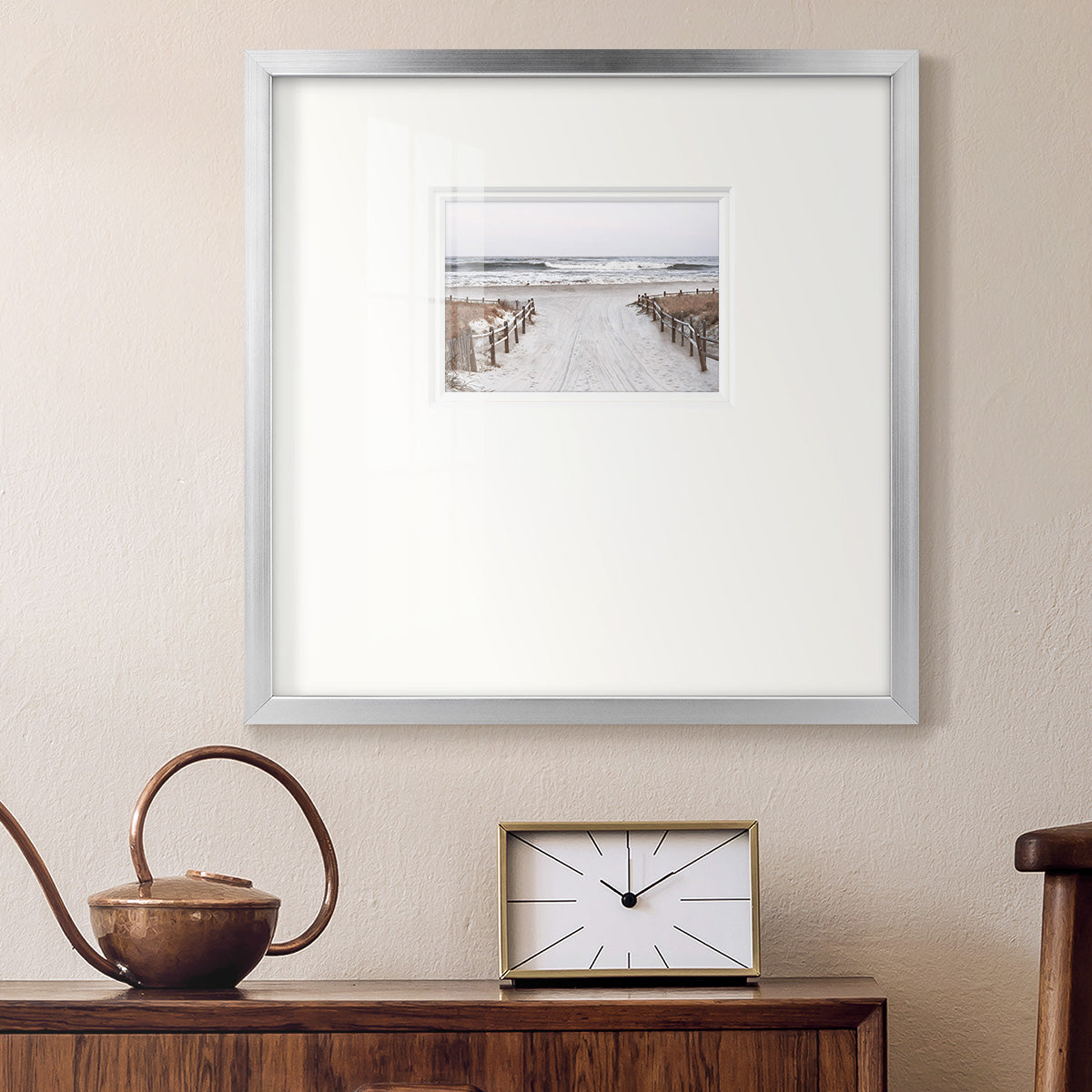 OBX Path Premium Framed Print Double Matboard