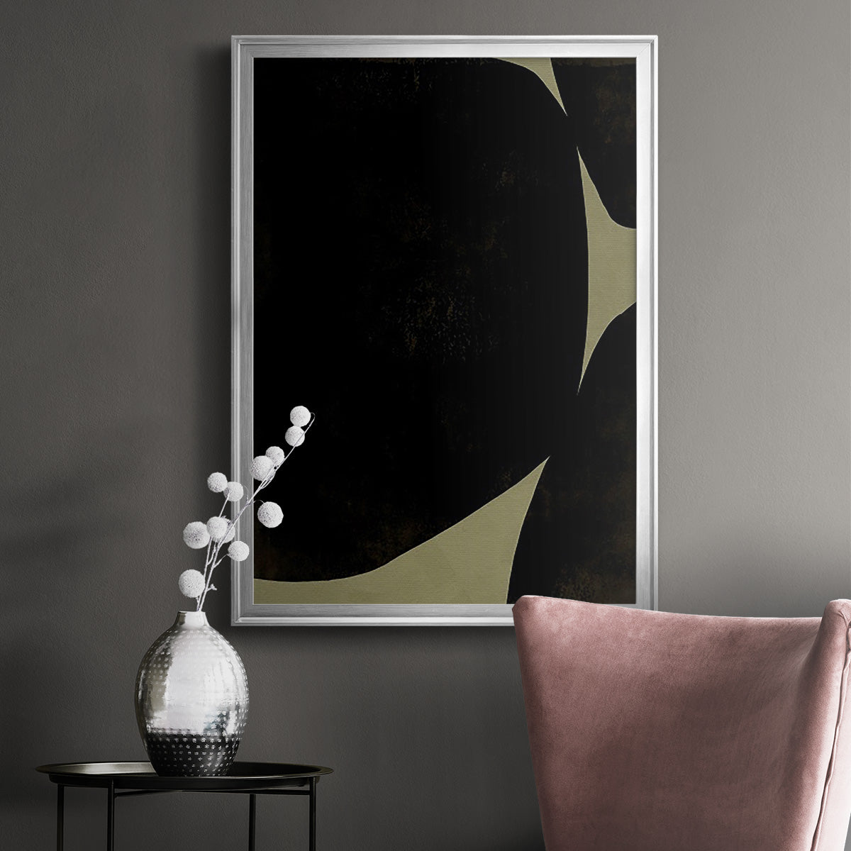 Heirloom Orbs I - Modern Framed Canvas Print