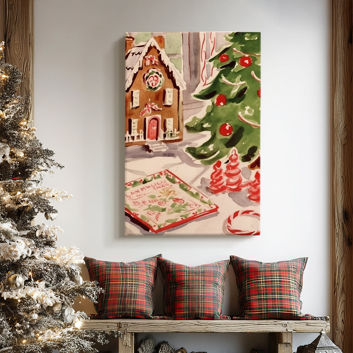 Gilded Hearth at Dusk - Canvas Art Print