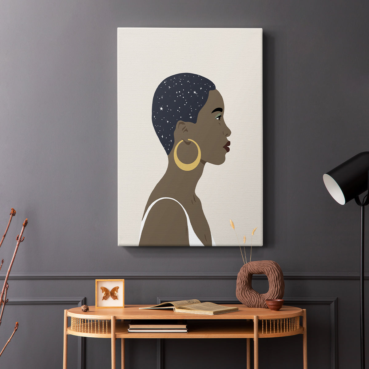 Heavenly Hair IV - Canvas Art Print