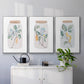 Muted Spring Arrangement I - Framed Premium Gallery Wrapped Canvas L Frame 3 Piece Set - Ready to Hang