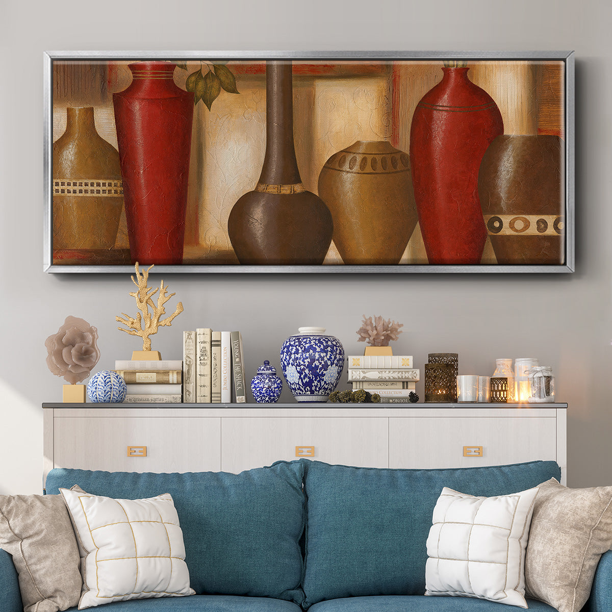 World Spice Revisited - Floater Framed Canvas Print