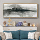 Dramatic Setting - Floater Framed Canvas Print