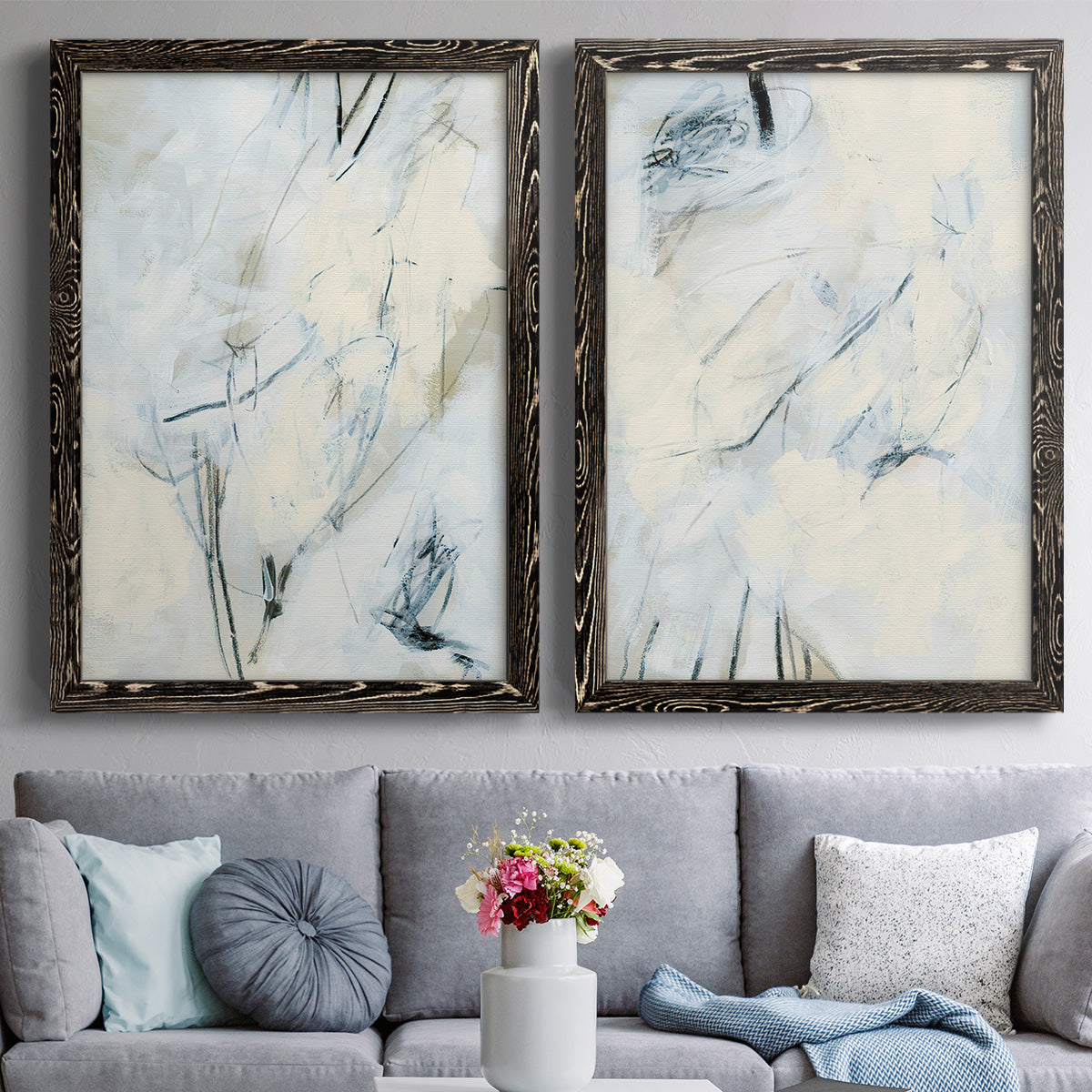 Liminal Space I - Premium Framed Canvas 2 Piece Set - Ready to Hang