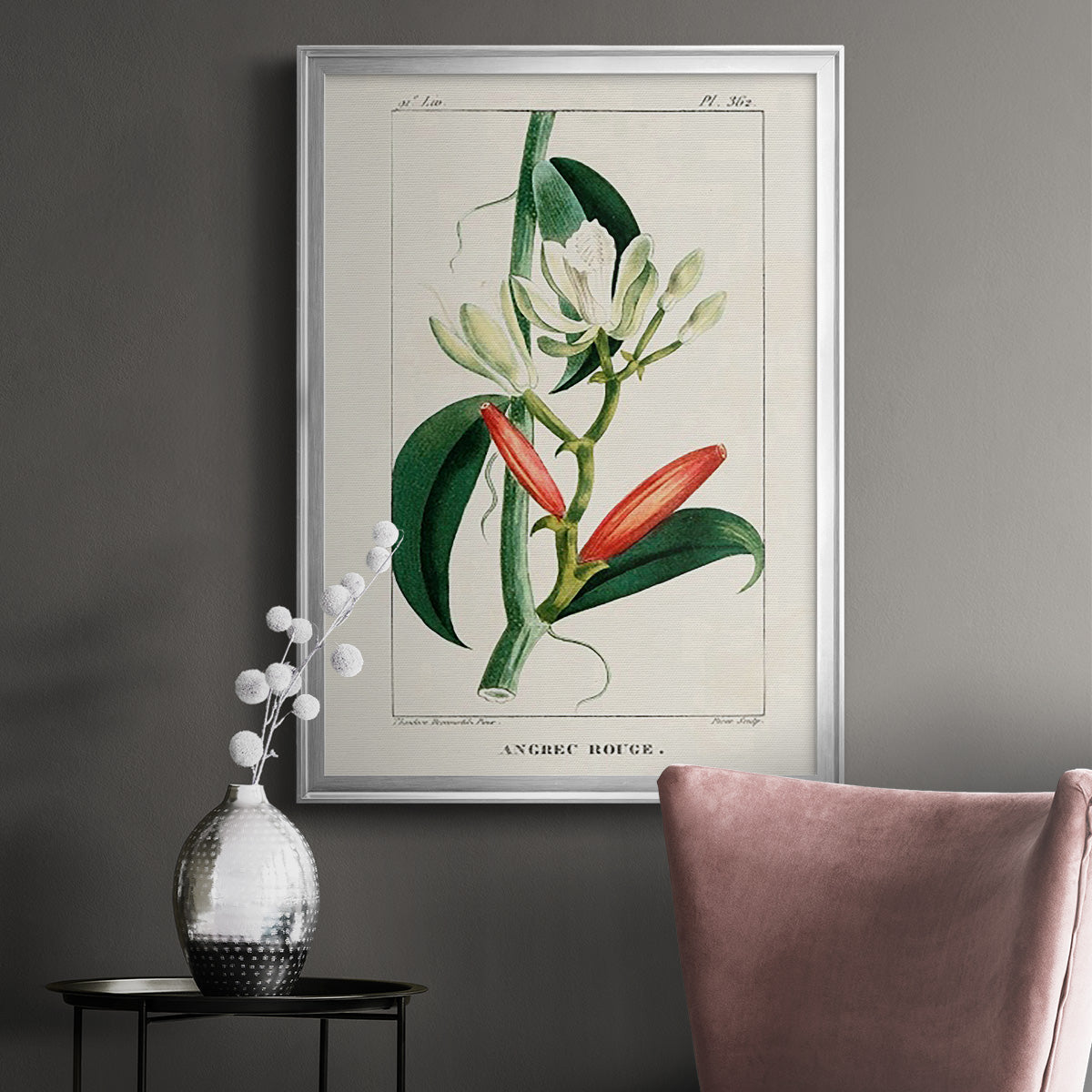 Turpin Tropical Botanicals IX - Modern Framed Canvas Print