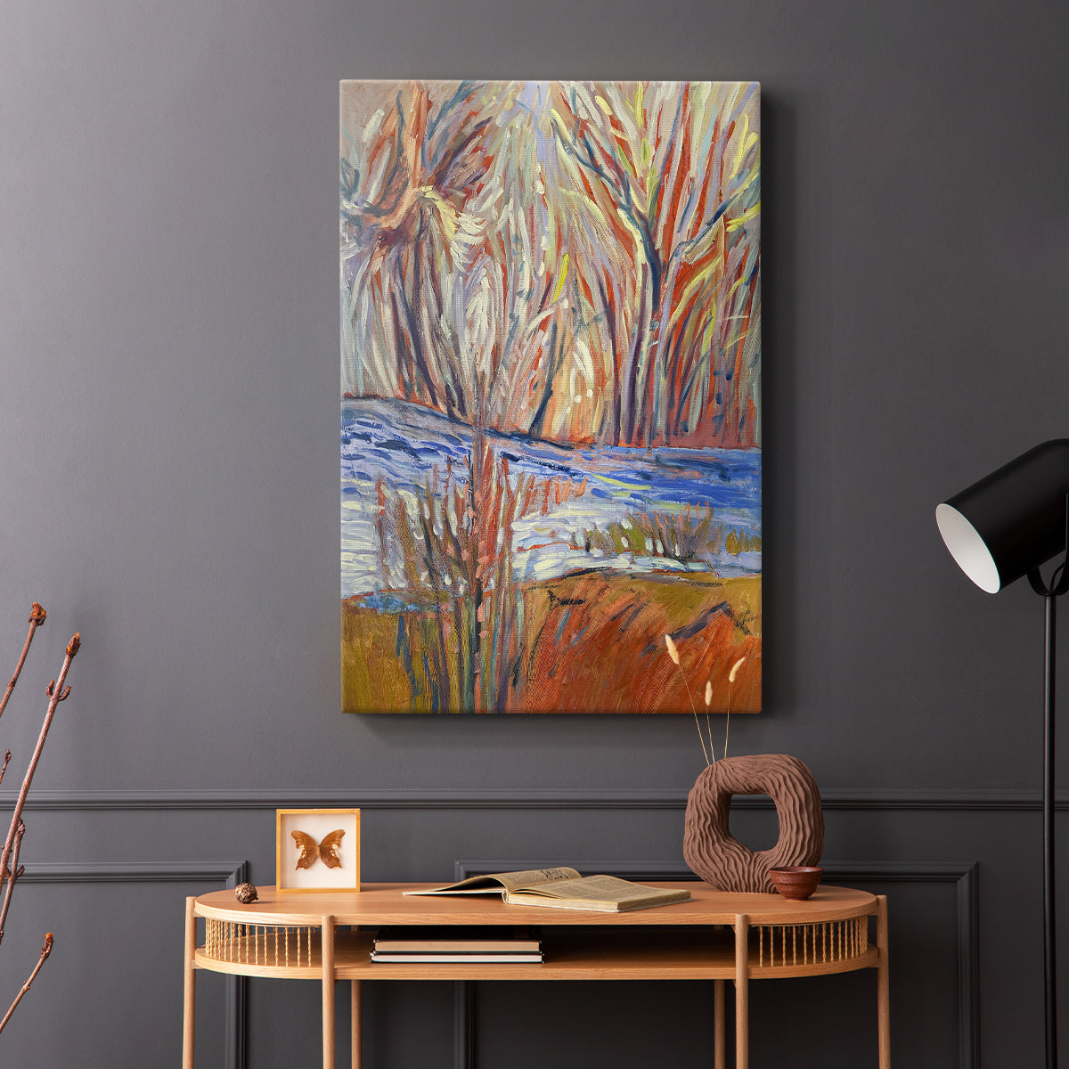 Cadmium Winter Solstice I - Canvas Art Print