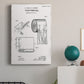 Toilet Paper Patent I Premium Gallery Wrapped Canvas - Ready to Hang