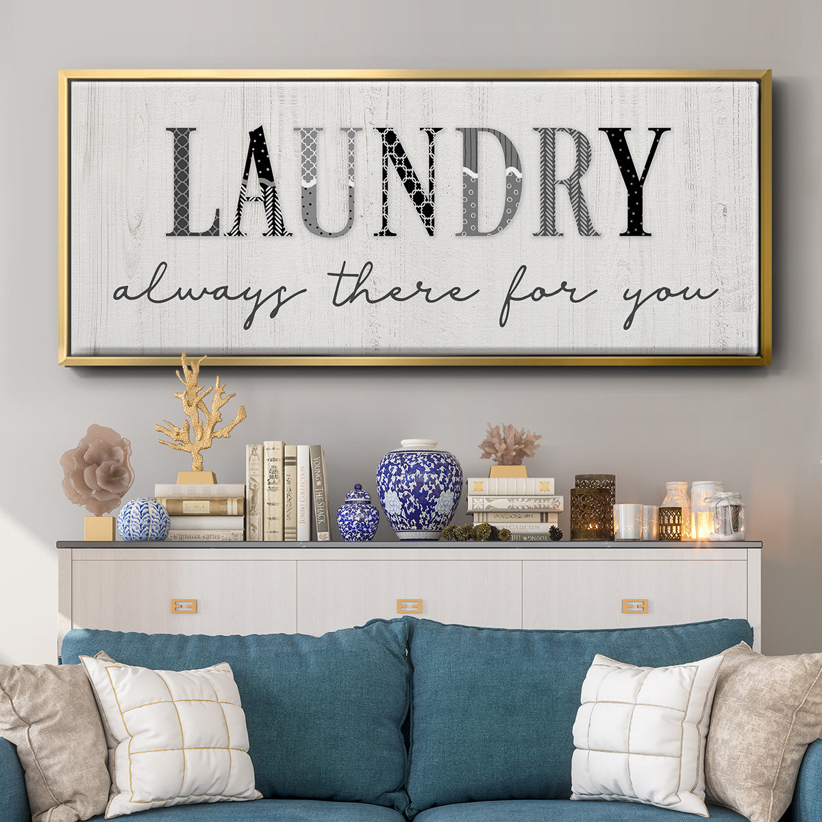 Always There - Floater Framed Canvas Print