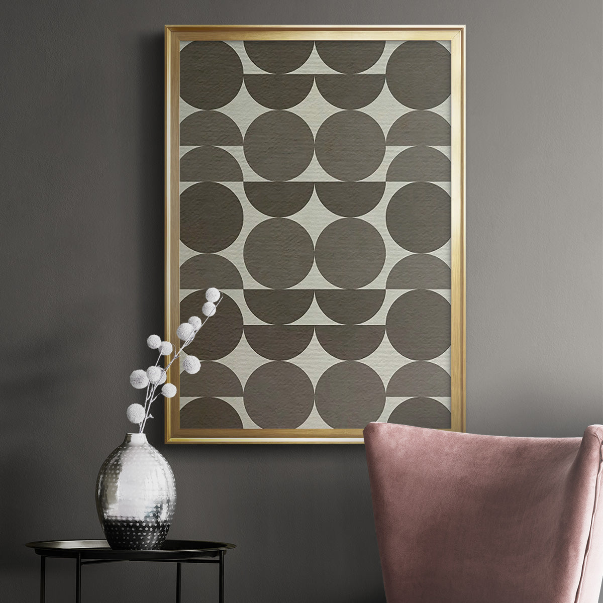 Neutral Subtle Shift I - Modern Framed Canvas Print
