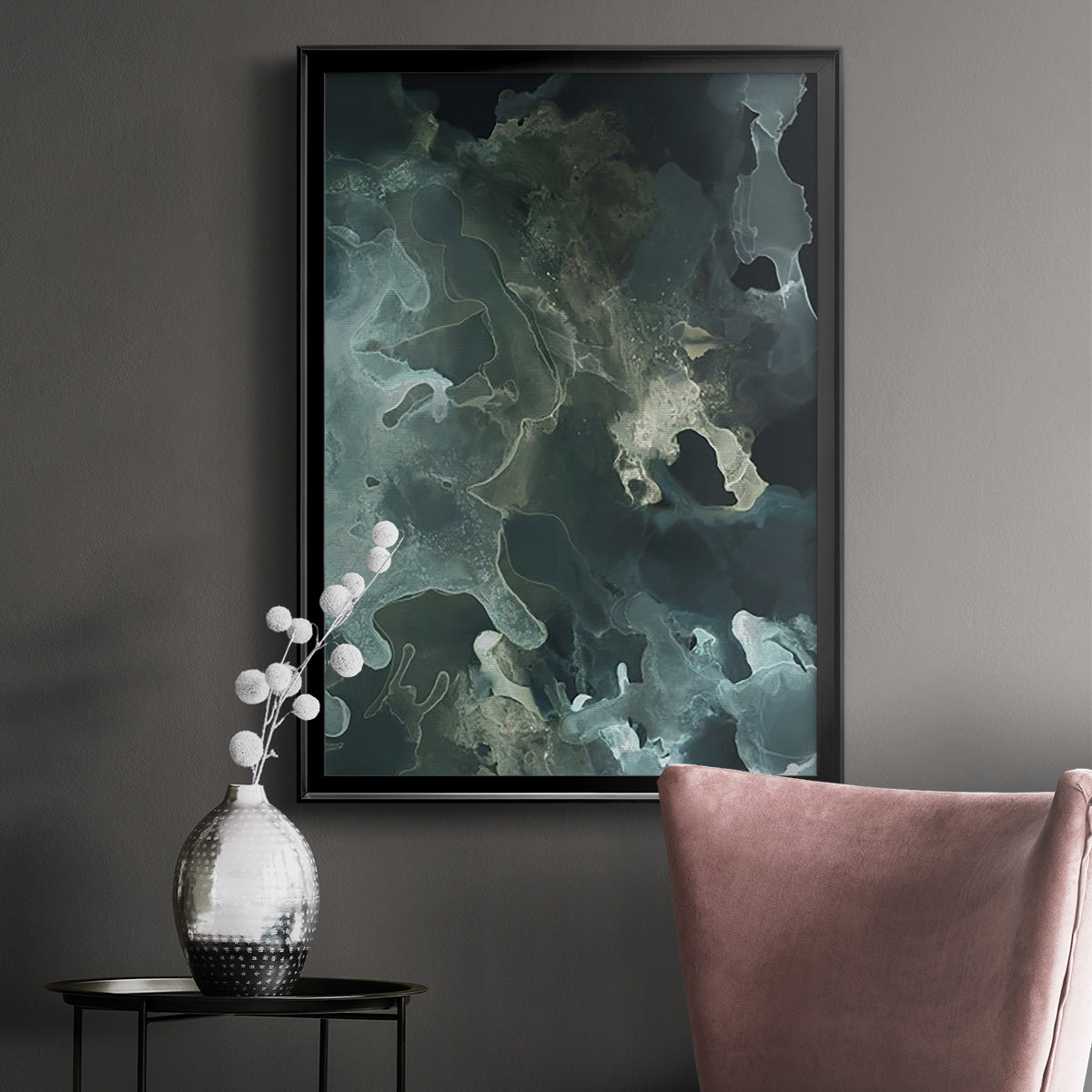 Gilded Spector I - Modern Framed Canvas Print