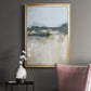 Brushstroke Badlands I - Modern Framed Canvas Print