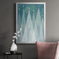 Mod Evergreens II - Modern Framed Canvas Print