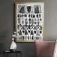 Grey Arches I - Modern Framed Canvas Print