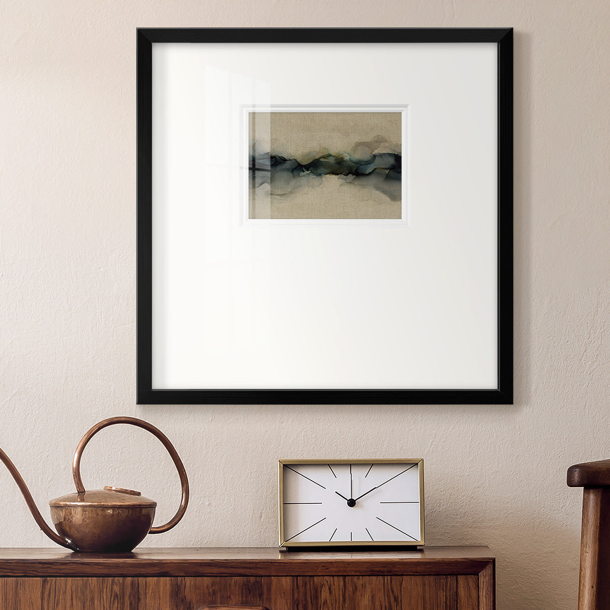 Ocean Streams Premium Framed Print Double Matboard