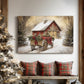 Dawn of Candlelit Village - Canvas Art Print
