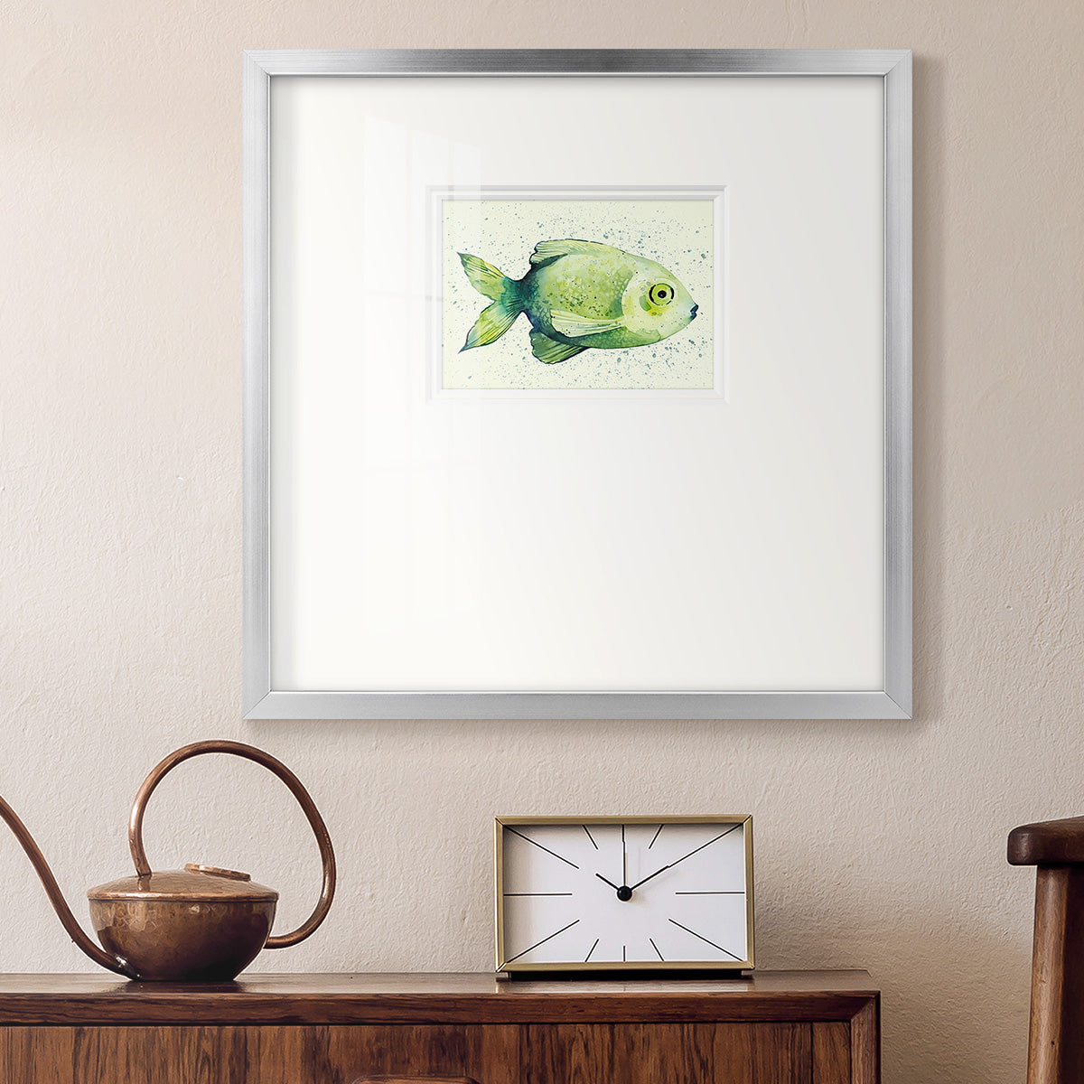 Speckled Freshwater Fish II Premium Framed Print Double Matboard