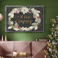 Gilded Christmas Collection A - Framed Gallery Wrapped Canvas in Floating Frame