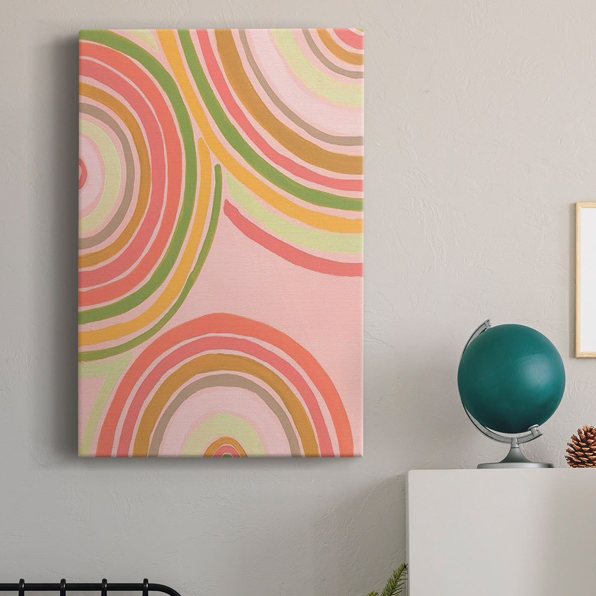 Abstract Rainbow I Premium Gallery Wrapped Canvas - Ready to Hang