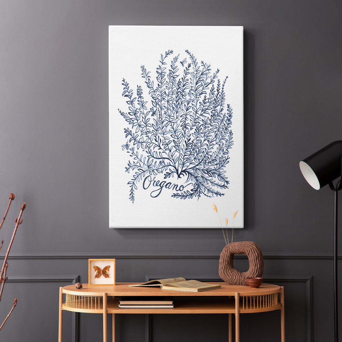 Summer Herb Garden Sketches II - Canvas Art Print