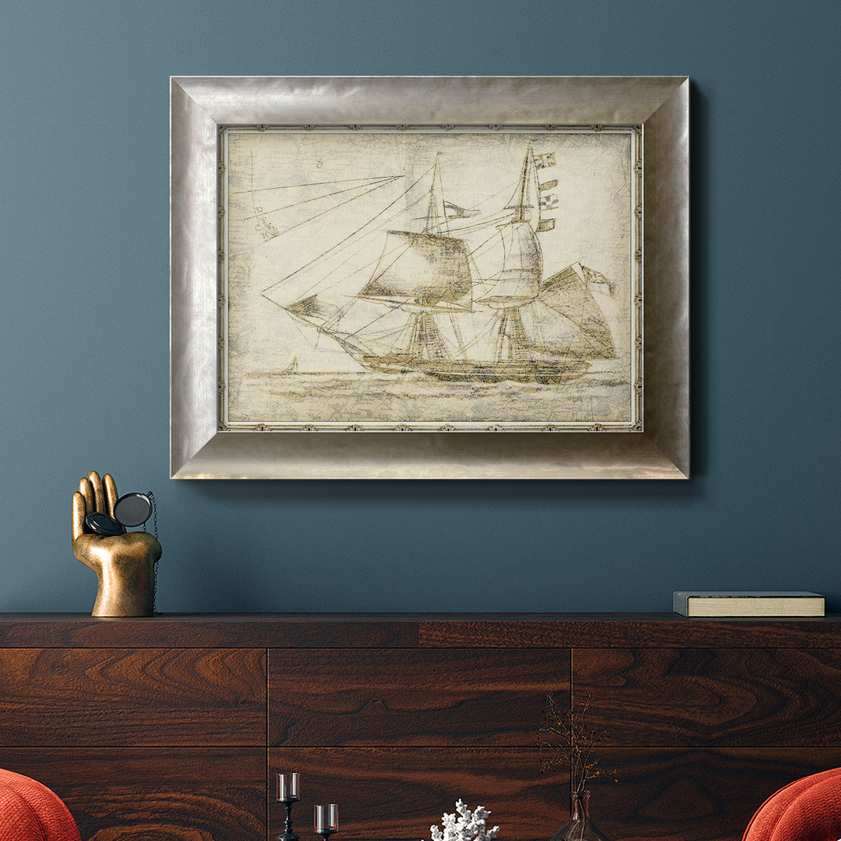 Ghost Ship II Premium Framed Canvas- Ready to Hang