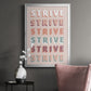 Strive - Modern Framed Canvas Print