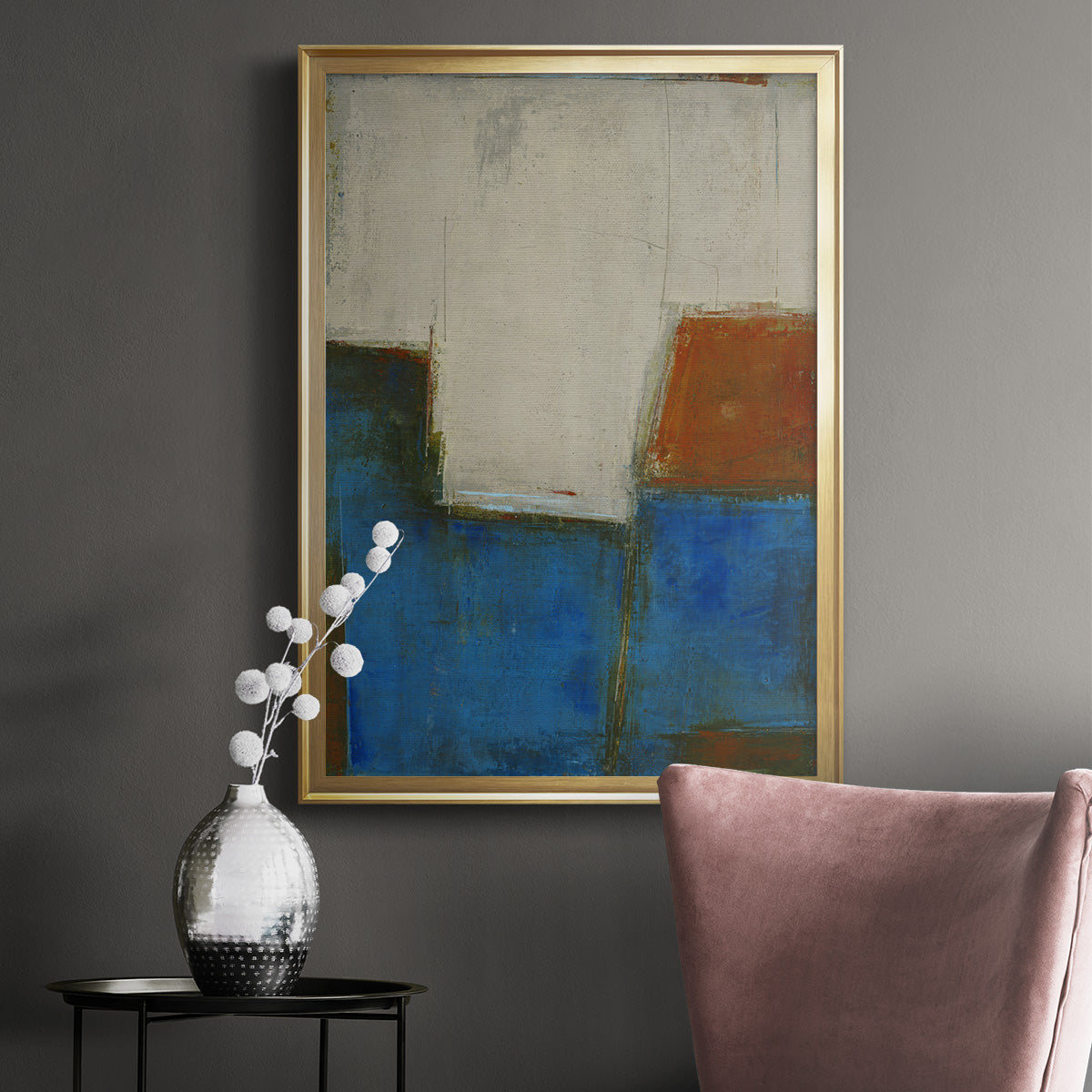 Complex Thought - Modern Framed Canvas Print