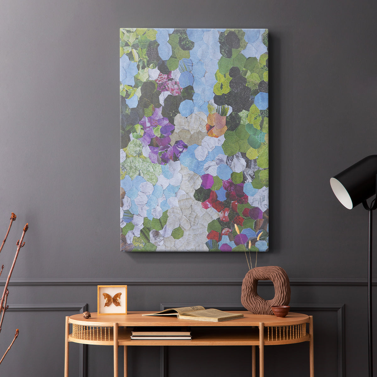 Iris Garden - Canvas Art Print