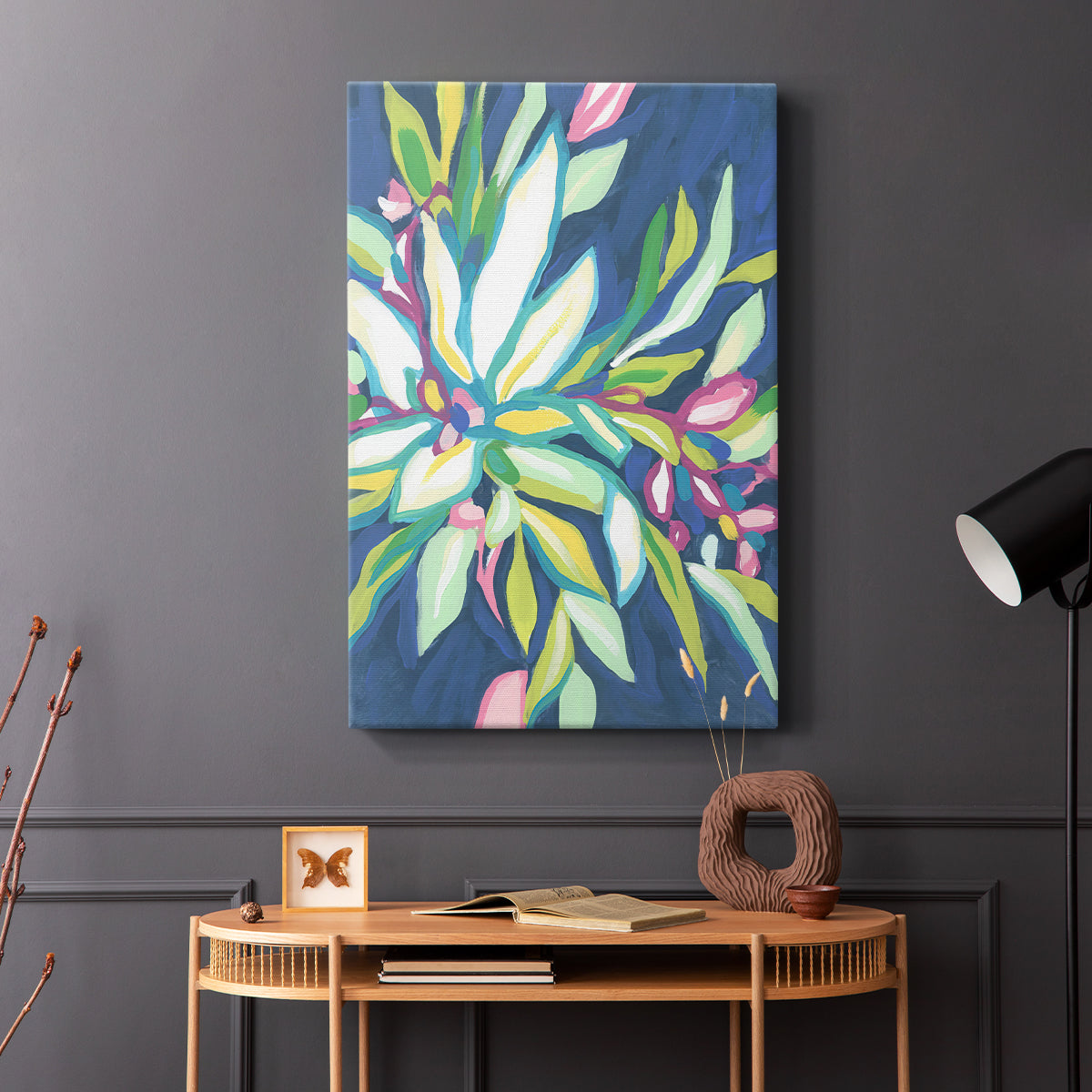 Blue Tropics I - Canvas Art Print