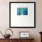 Deep Blue- Premium Framed Print Double Matboard