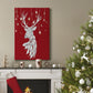 White Deer and Hanging Stars - Gallery Wrapped Canvas