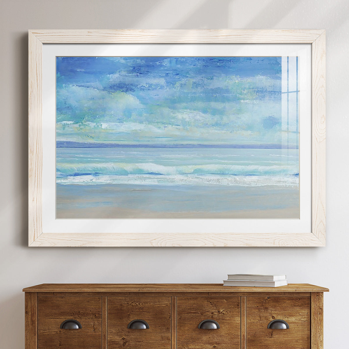 Rolling Surf II - Barnwood Framed Art Print