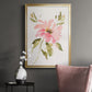 One Pink Bloom I - Modern Framed Canvas Print