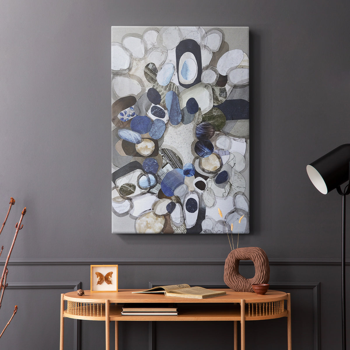 Santa Cruz Beach Stones - Canvas Art Print