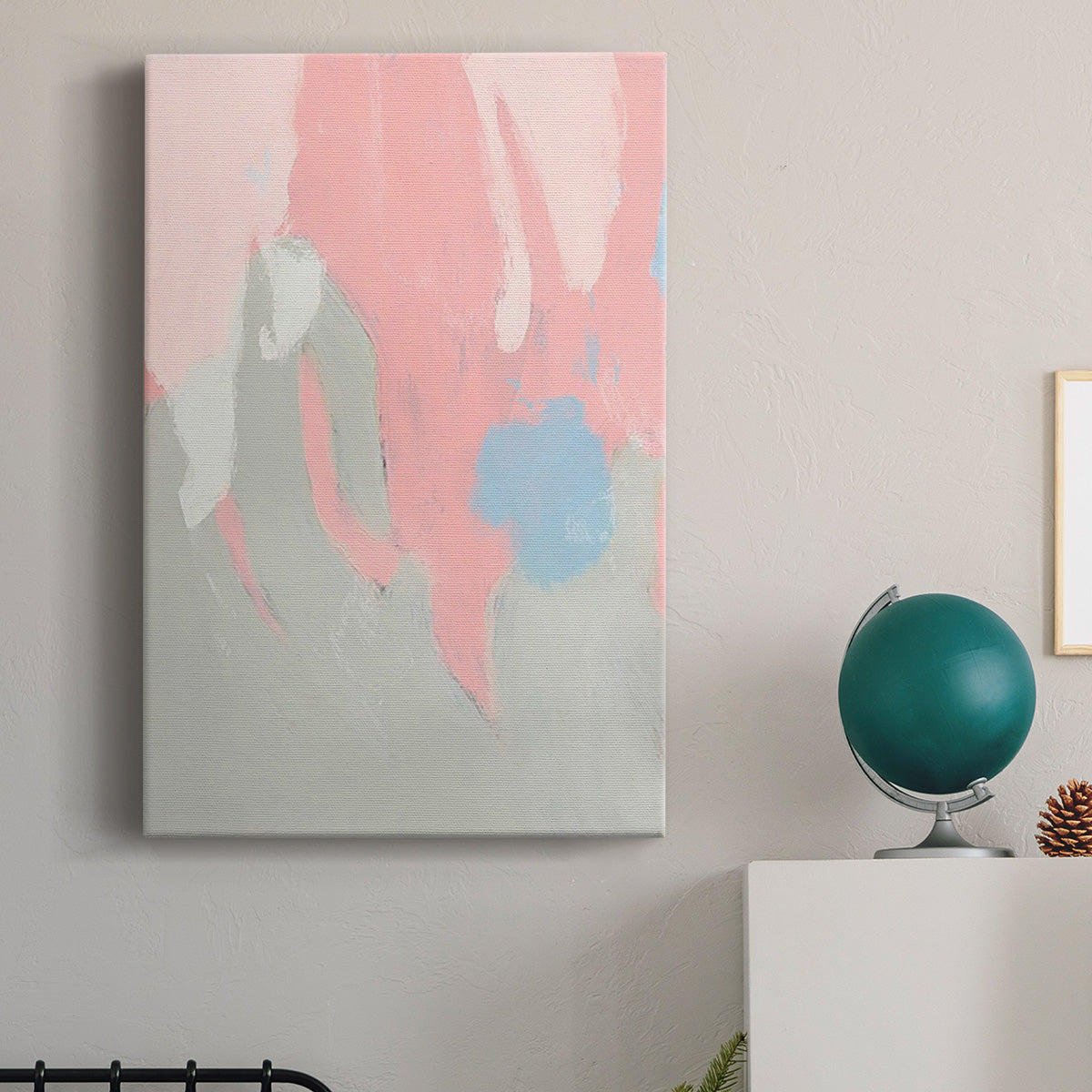 Blushing Abstract I - Canvas Art Print