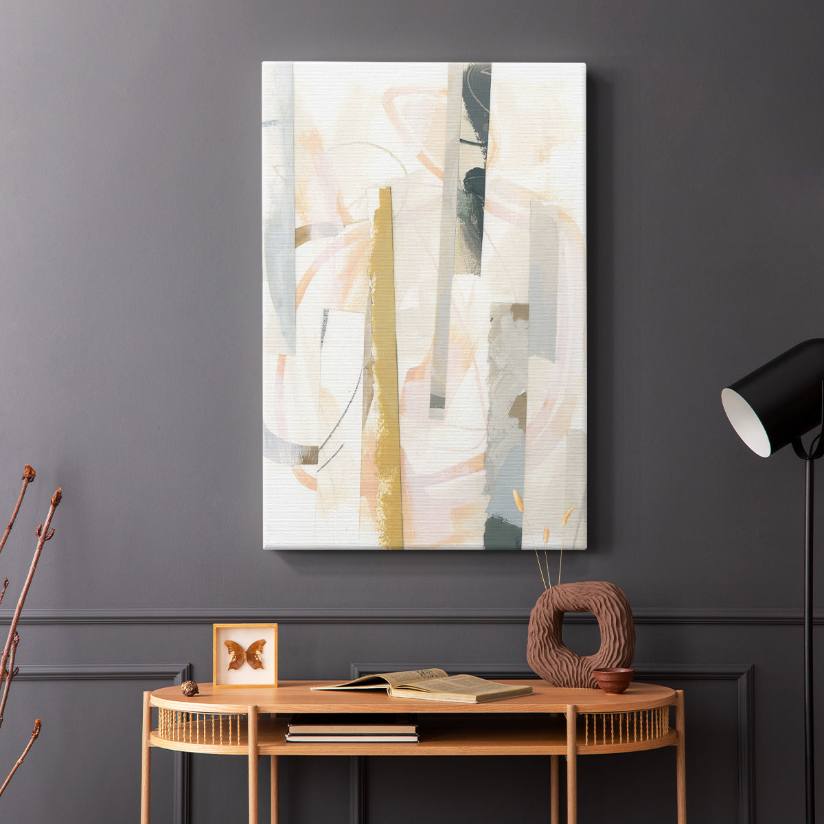 Melon Litmus I - Canvas Art Print