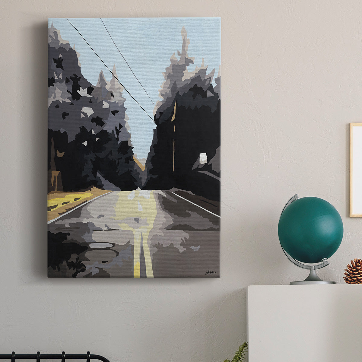 The Road Less Traveled Premium Gallery Wrapped Canvas - Ready to Hang