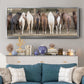 Haystack Happy - Floater Framed Canvas Print