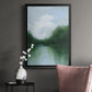 Mossy Reflections II - Modern Framed Canvas Print