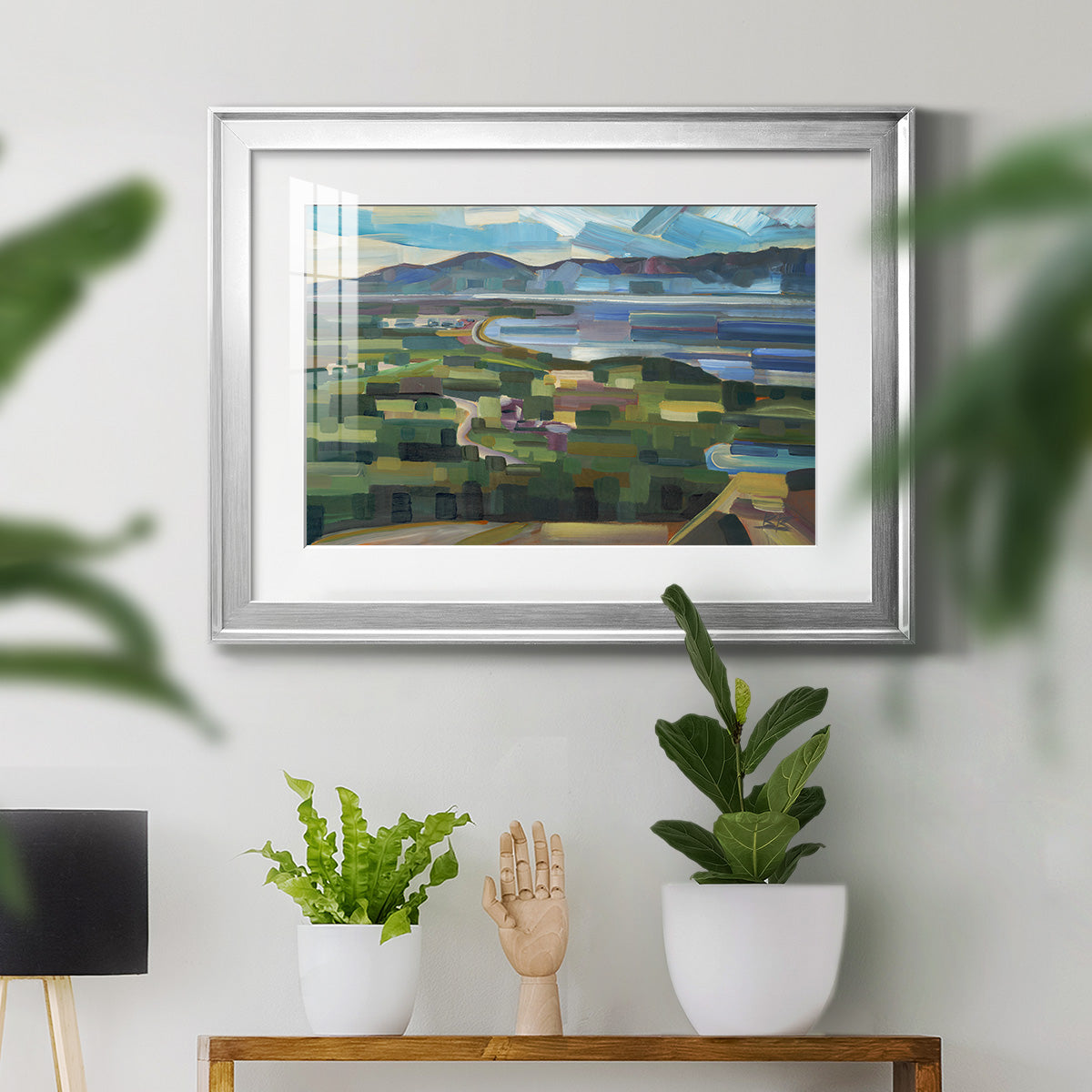 View From Goose Park Premium Framed Print - Ready to Hang