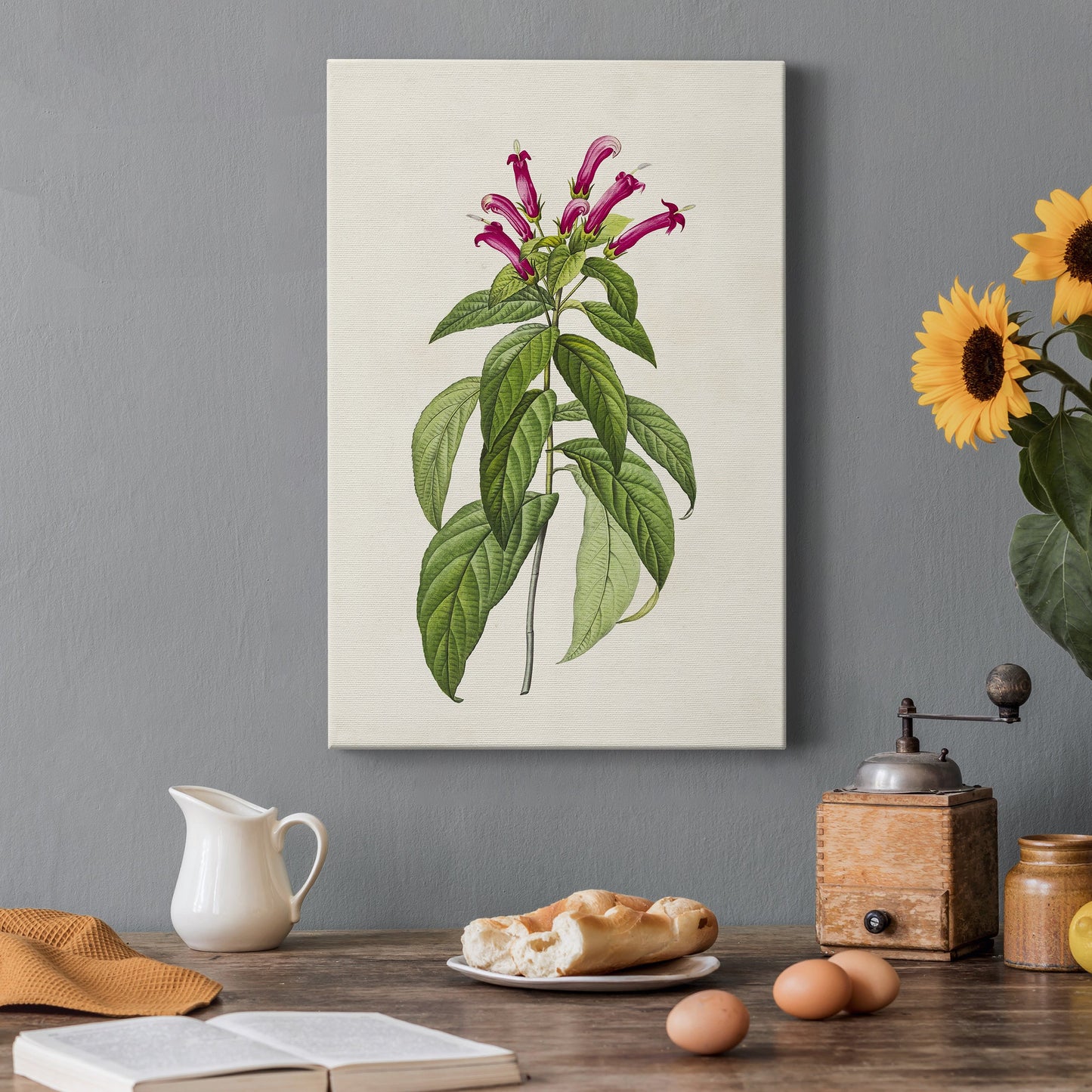 Pretty Pink Botanicals VIII Premium Gallery Wrapped Canvas - Ready to Hang