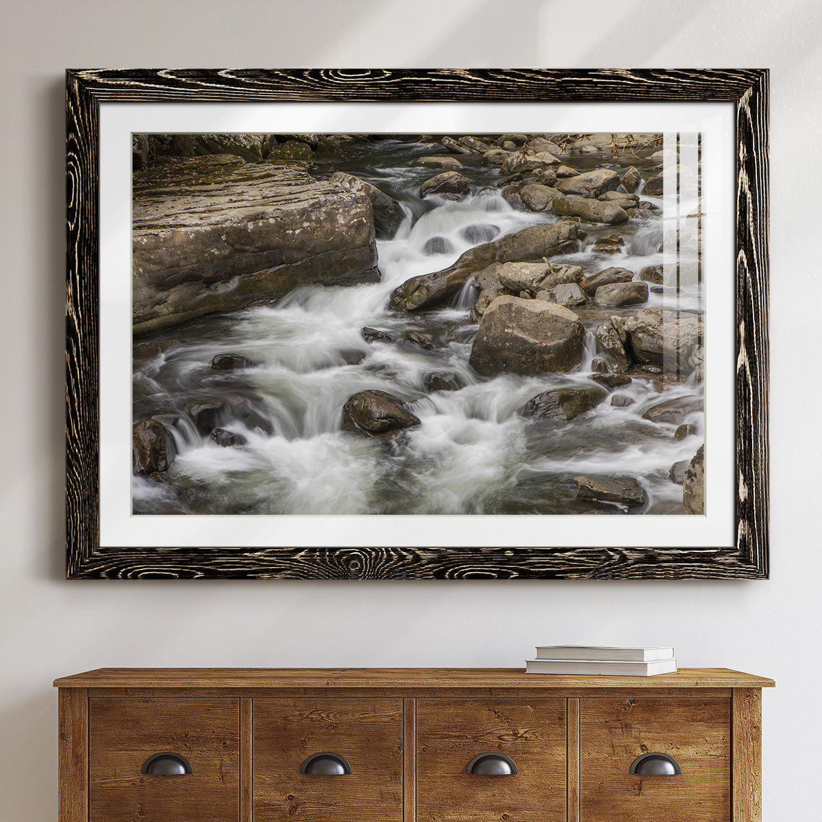 Rushing Calm-Premium Framed Print - Ready to Hang