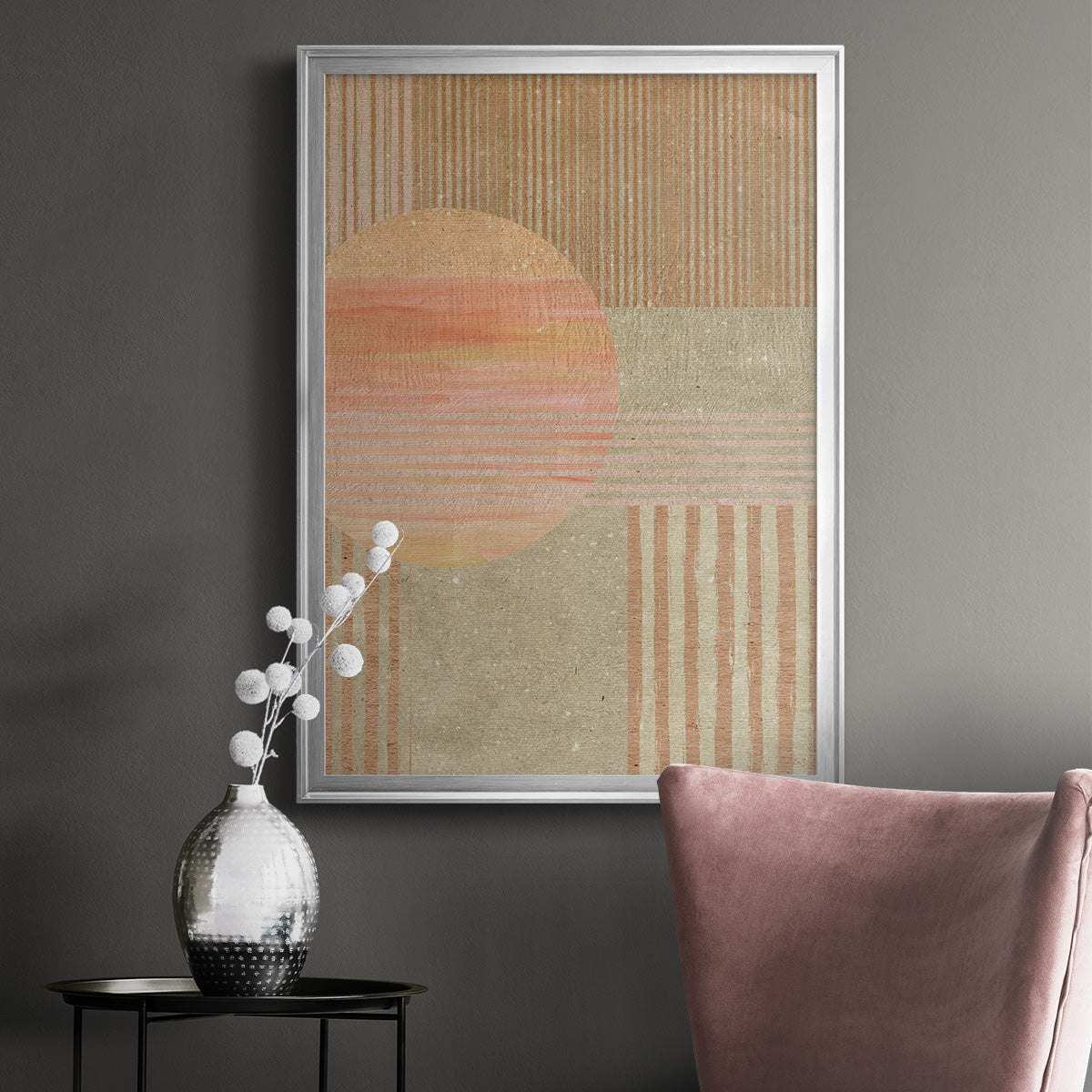 Adobe Sunrise I - Modern Framed Canvas Print