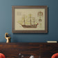 Antique Ship Plan VIII Premium Framed Canvas- Ready to Hang