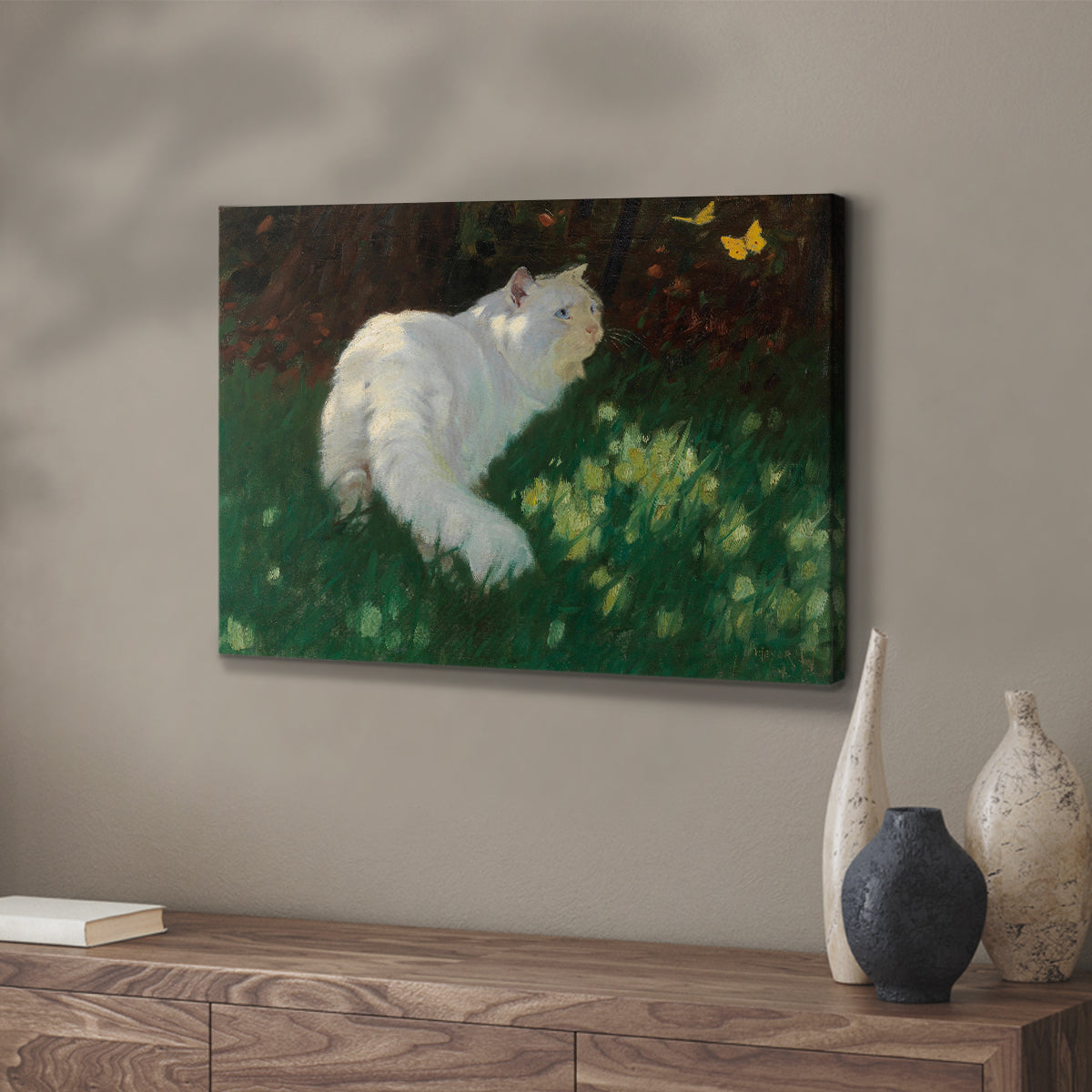 Vintage Kitty XXXVIII - Canvas Art Print