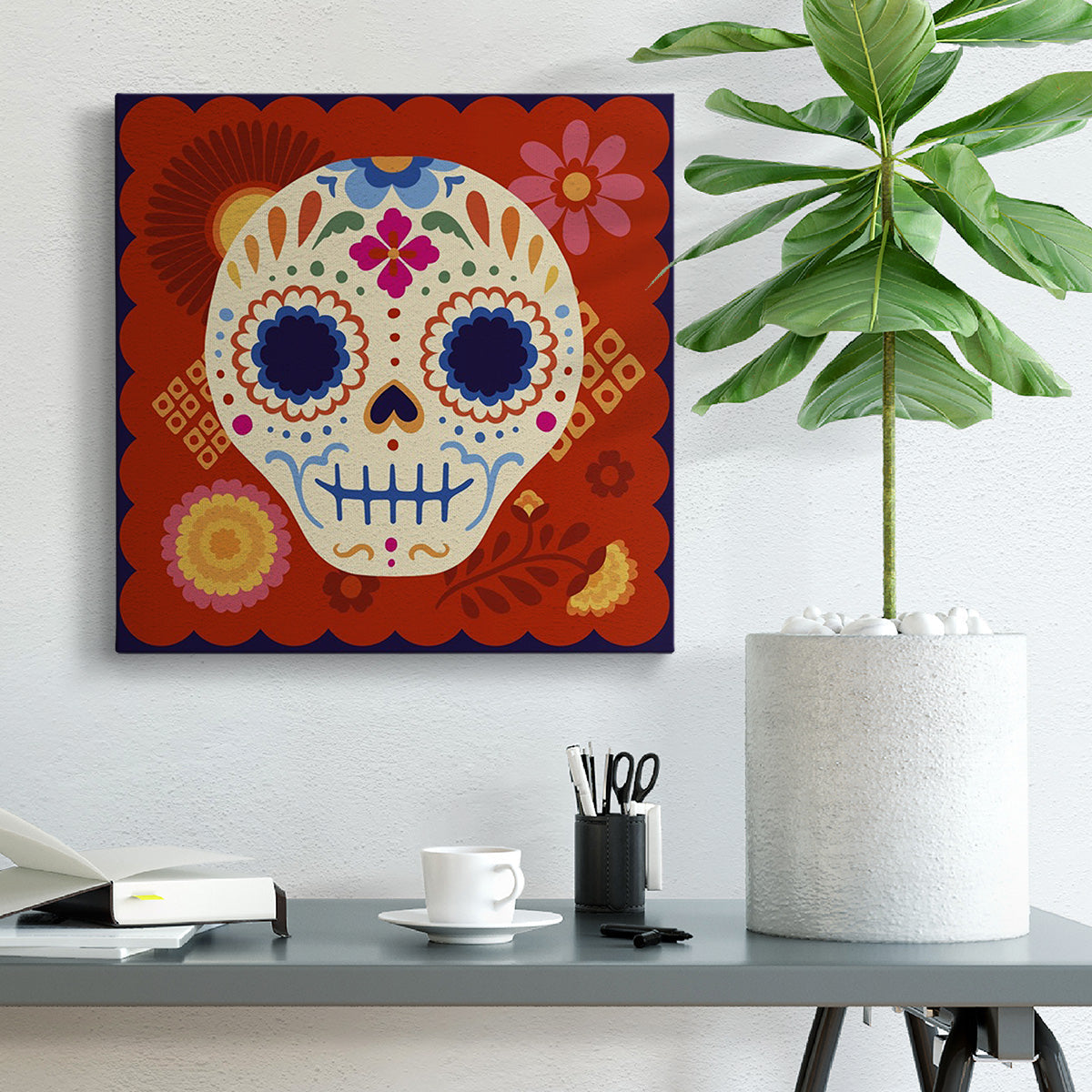 Calaveras II-Premium Gallery Wrapped Canvas - Ready to Hang