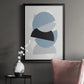 Shapely Blues I - Modern Framed Canvas Print