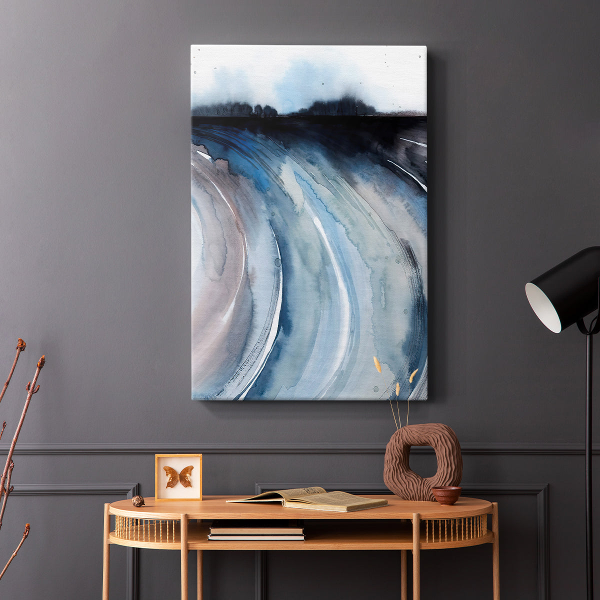 Geode Valley II - Canvas Art Print