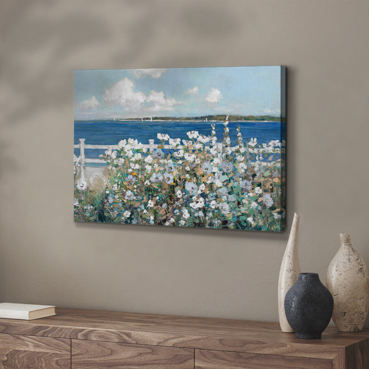 Bayside Garden - Canvas Art Print