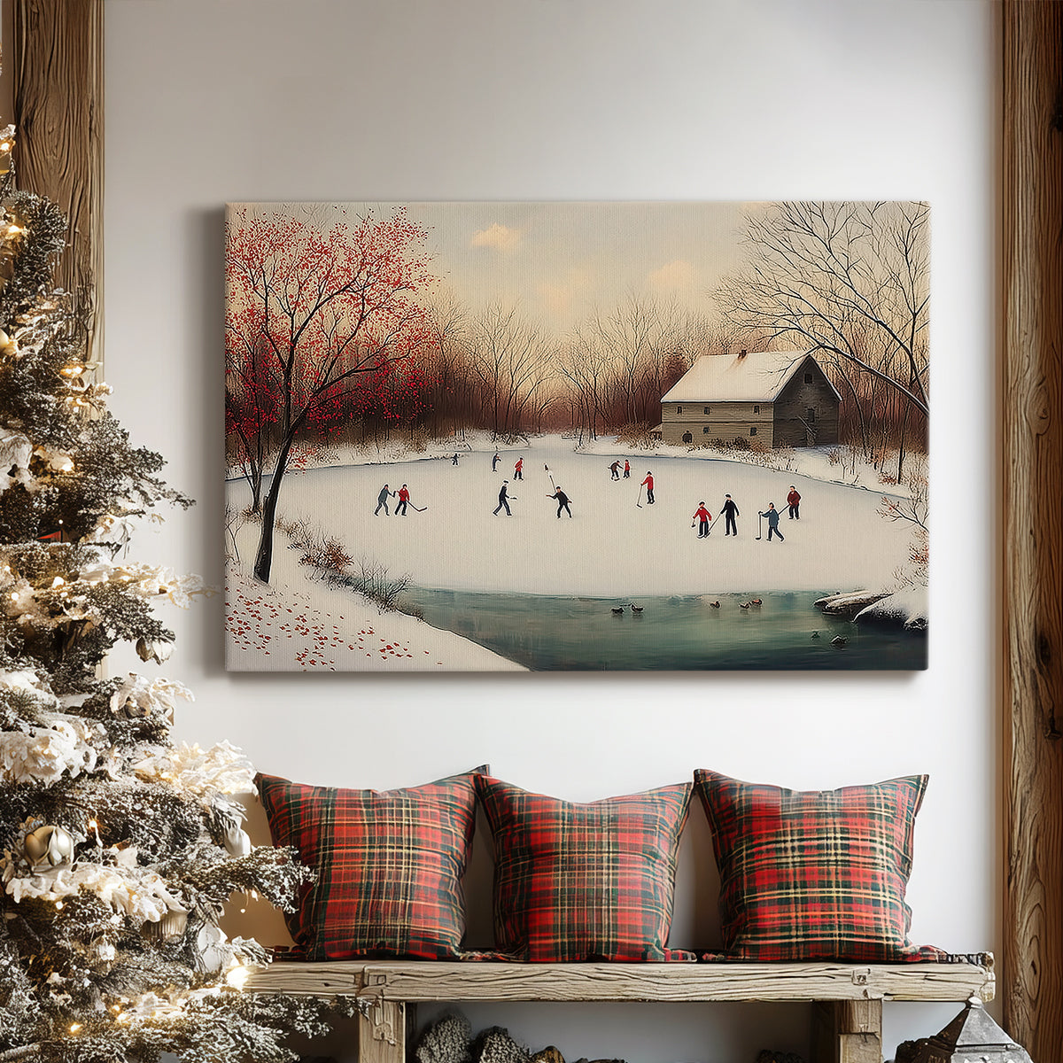 Twilight of Candlelit Lantern - Canvas Art Print